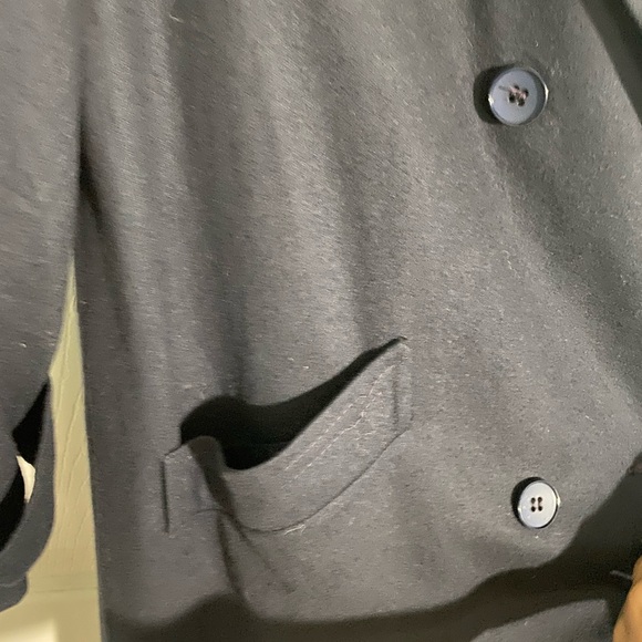 Double breasted Navy wool coat - Picture 8 of 12